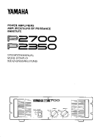 Yamaha P-2350 - Owners Manual